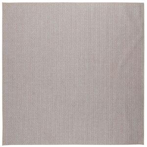 Kusové koberce Čtvercový LUGO Taupe 120 x 120 cm Polyester