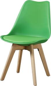 Casarredo Plastová jídelní židle CROSS II zelená