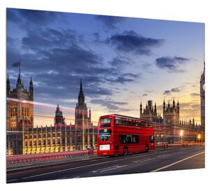 Obraz Londýna s autobusem (70x50 cm)