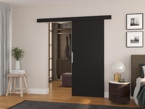 Posuvné dveře Daan - 86 cm s tlumeným dojezdem Barva: Černá