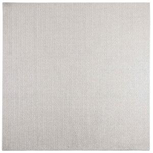 Kusové koberce LUGO Krémová a šedá 120 x 120 cm Polyester