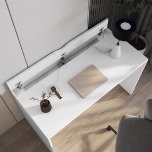 Psací stůl Nevy 120 cm - Bílá
