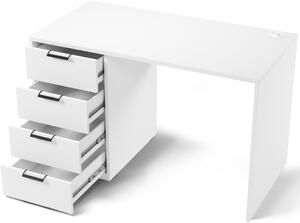 Psací stůl Barold 120 cm - Bílá