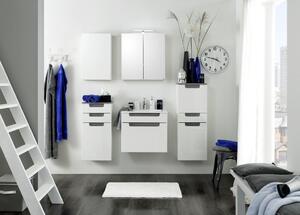 SKŘÍŇKA S UMYVADLEM, bílá, barvy stříbrného dubu, bílá, 60 cm Held - Koupelnové série, Online Only