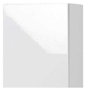 VYSOKÁ SKŘÍŇ, bílá, Sonoma dub, bílá, 40/154/27 cm Held - Koupelnové série, Online Only