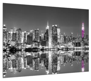 Černobílý obraz New Yorku (70x50 cm)