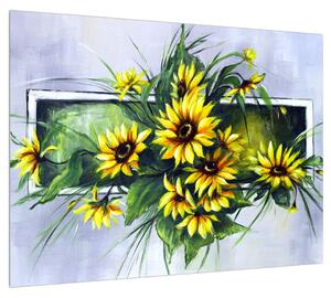 Obraz slunečnic (70x50 cm)