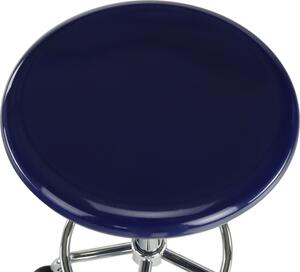 Tempo Kondela Pracovní židle MABEL 3 NEW, modrá/chrom