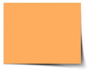 Sablio Plakát Bílé čárky na oranžové - 60x40 cm