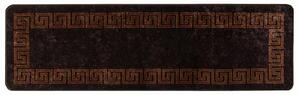 Běhoun MARSA Černý 100 x 300 cm Polyester a PVC