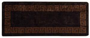 Běhoun MARSA Černý 100 x 250 cm Polyester a PVC