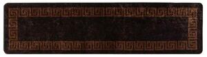 Běhoun MARSA Černý 100 x 350 cm Polyester a PVC