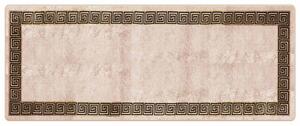 Běhoun MARSA Černý 100 x 250 cm Polyester a PVC