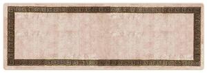 Běhoun MARSA Černý 100 x 300 cm Polyester a PVC