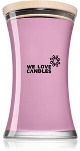 We Love Candles Basic Lilac Fuchsia vonná svíčka s dřevěným knotem 700 g