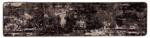 Běhoun MARSA Černý 80 x 450 cm Polyester a PVC