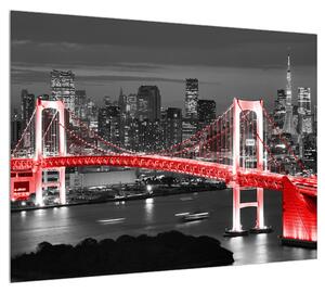Moderní obraz mostu (70x50 cm)