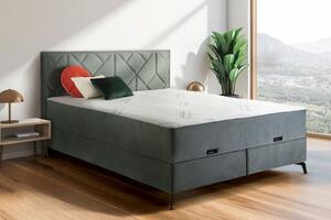 Dvoulůžková postel OMEGA - béžová 180 × 200 cm
