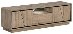 KOMODA POD TELEVIZI, koňaková, 190/58/50 cm Hom`in - TV stolky & komody pod TV