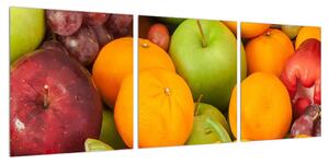Obraz ovoce a zeleniny (90x30 cm)