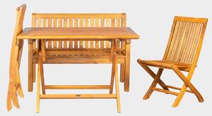 FaKOPA s. r. o. VASCO SET - záhradní balkonový set s lavicí a židlemi
