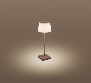 CEN MRGCO-043830 Nabíjecí stmívatelné stolní LED svítidlo MARGO corten 4W 3000K IP54 USB - CENTURY