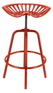 Esschert Design Barová stolička traktorové sedátko červená