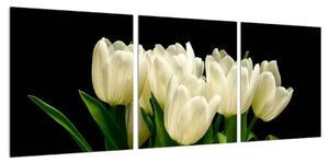 Obraz tulipánů (90x30 cm)