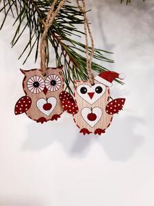 Vánoční dekorace - sovičky