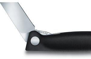VICTORINOX Skládací svačinový nůž Swiss Classic s rovným ostřím černý