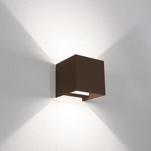 CEN UDSCO-1010 Venkovní nástěnné LED svítidlo up/down QUADRATO corten 10W 2700/4000/6500K IP65 - CENTURY