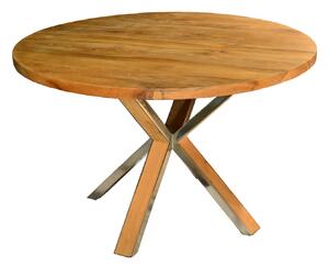 FaKOPA s. r. o. FLORENO - pevný kulatý stůl z teaku Ø 130cm