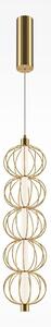 Maytoni Závěsné LED svítidlo GOLDEN CAGE, 17W, Ø 13,9 cm, CRI80