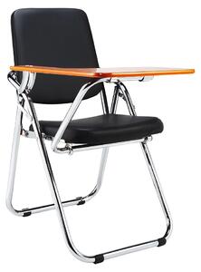 Kondela Konferenční židle s deskou na psaní Soner - černá/přírodní