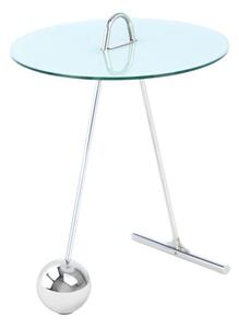 Kayoom Odkládací stolek Pendulum 525 stříbrná / bílá