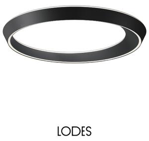 Lodes Designové LED stropní svítidlo Tidal Ø 75 cm, 1x46W Barva: Matná černá, Teplota světla: 2700K