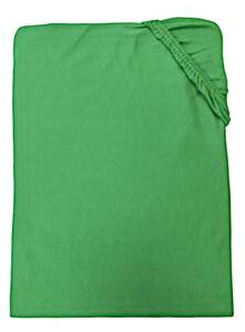 Prostěradlo jersey zelená kiwi TiaHome - 90x200cm