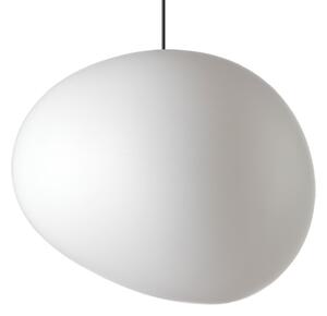 Závěsná svítidlo Foscarini, Gregg media, stmívatelné, Bílá, Obývací pokoj, Sklo, Design