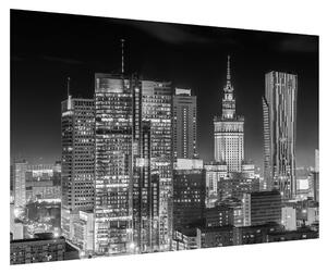 Černobílý obraz New Yorku (90x60 cm)