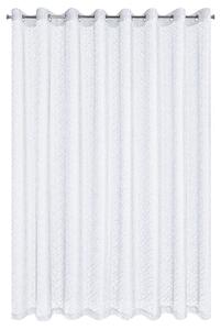 Bílá záclona na kroužcích AMANDA 300x250 cm