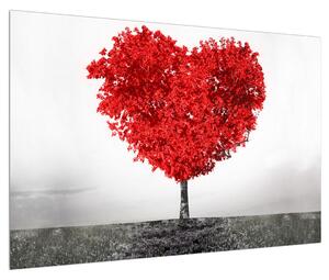 Zamilovaný obraz stromu (90x60 cm)