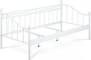 Autronic Kovová postel BED-1905 WT, 90x200, bílá
