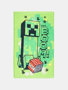 Sinsay - Bavlněný ručník Minecraft - zelená