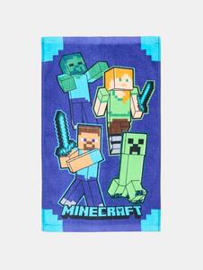 Sinsay - Bavlněný ručník Minecraft - modrá