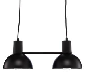 Lucande Mostrid závěsné světlo, černá, dva zdroje