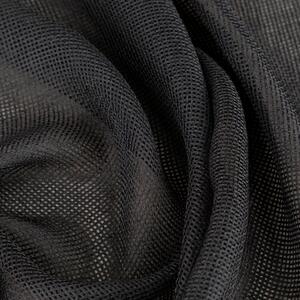 Černá záclona na pásce CELINE 140x270 cm