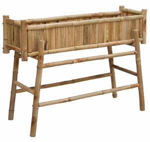 Zahradní květináč s držákem Přírodní 100 x 38 x 74 cm Bambus