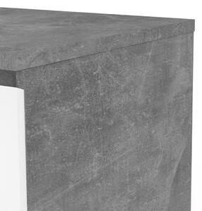 Falco Komoda SIMPLICITY 234, beton/bílý lesk