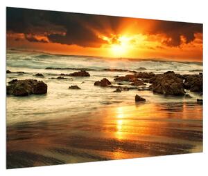 Obraz moře zalitého sluncem (90x60 cm)