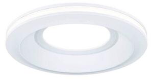 Paulmann LED podhledové svítidlo Sormus, bílé, Ø 10 cm, IP65, sada 3 ks, Bílá / opál, Koupelna, Plast, Moderní, Podhledové stropní svítidlo